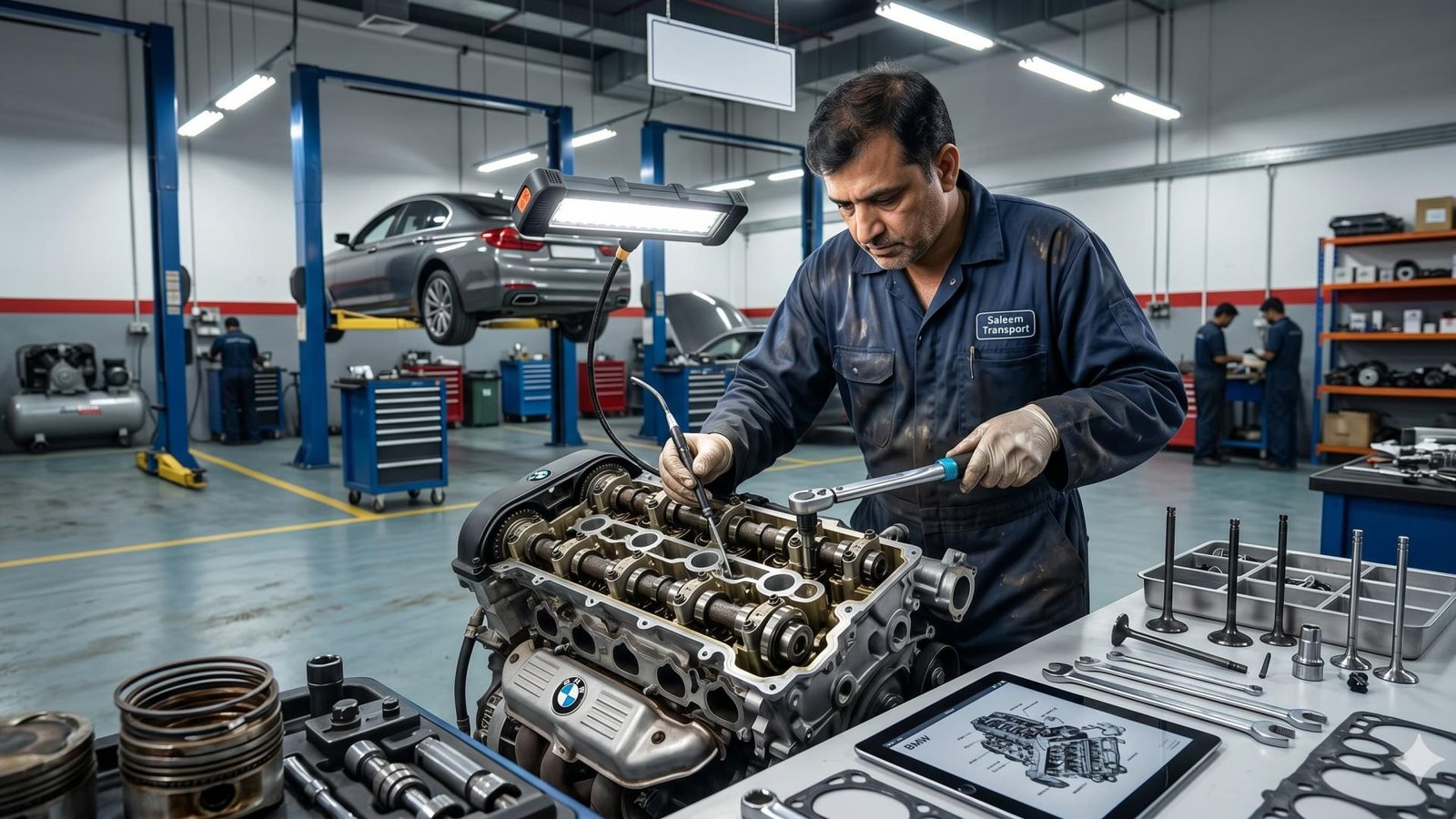 Car Engine Valve Damage Repair in Dubai
