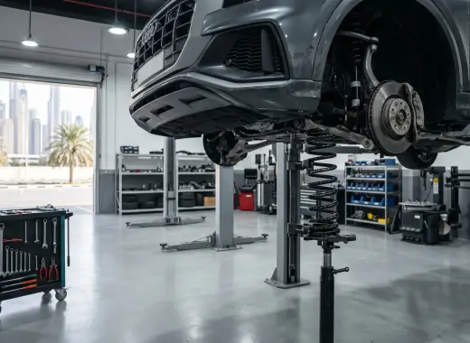 Car Coil Spring Replacement in Dubai