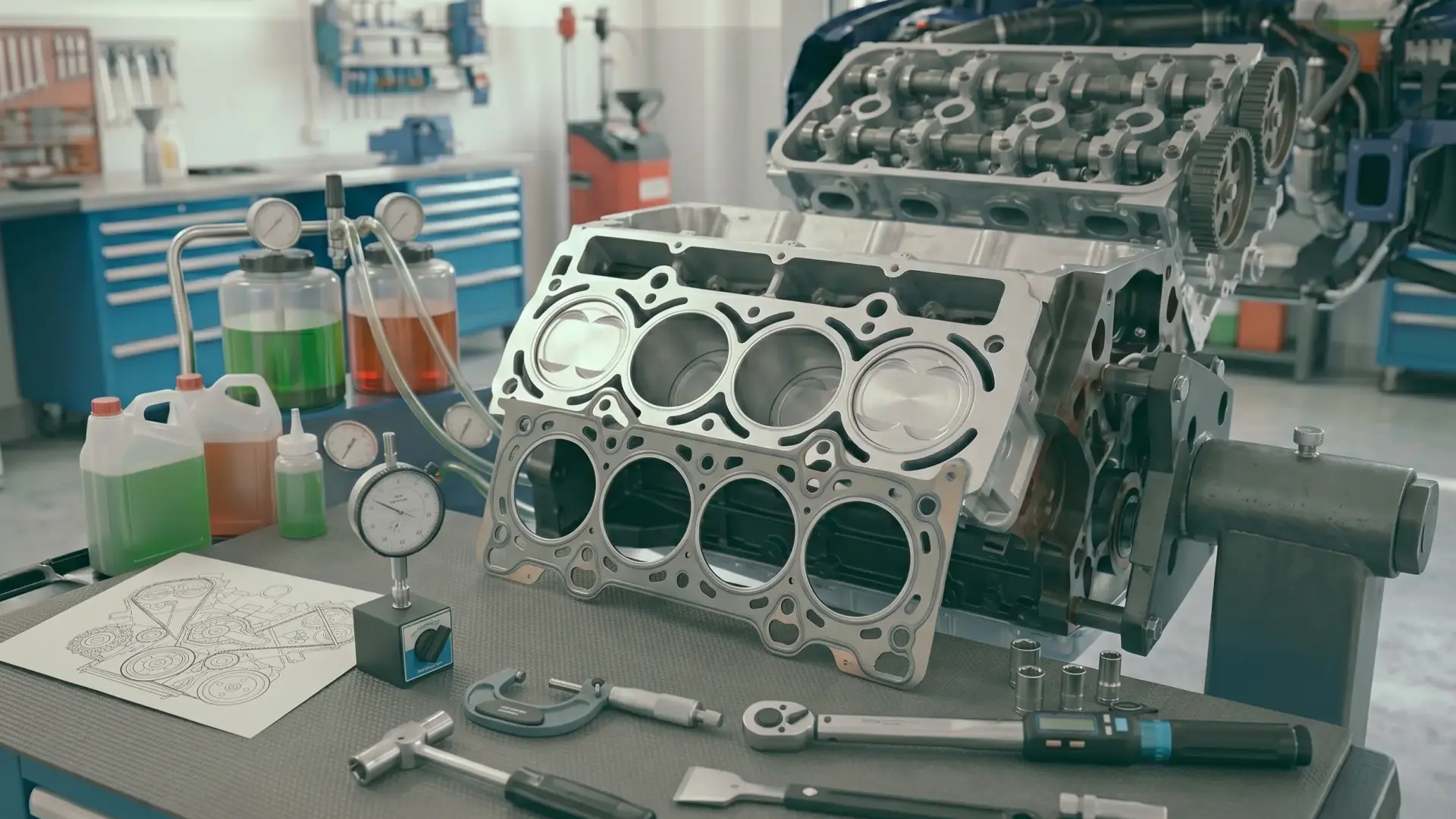Car Engine Head Gaskets Repair in Dubai