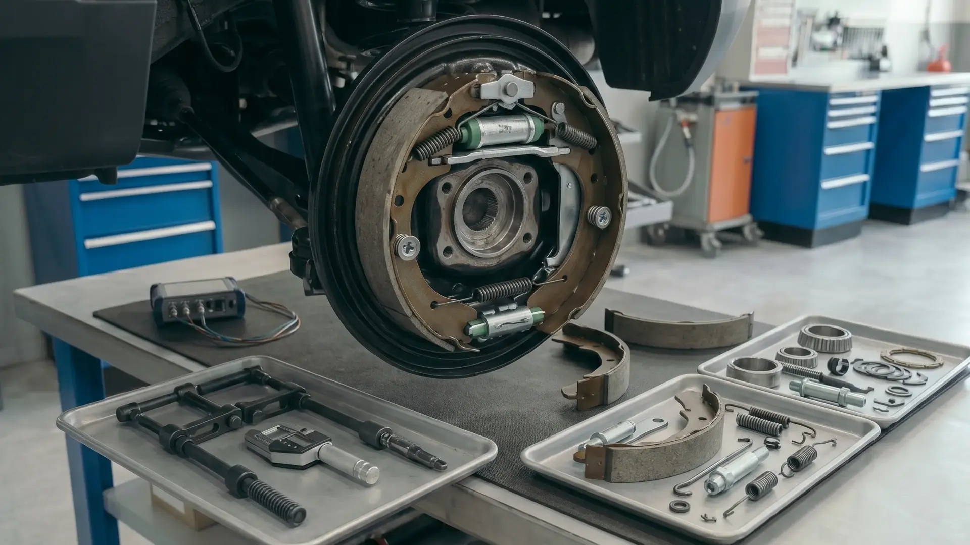 Car Handbrake Shoe Replacement in Dubai