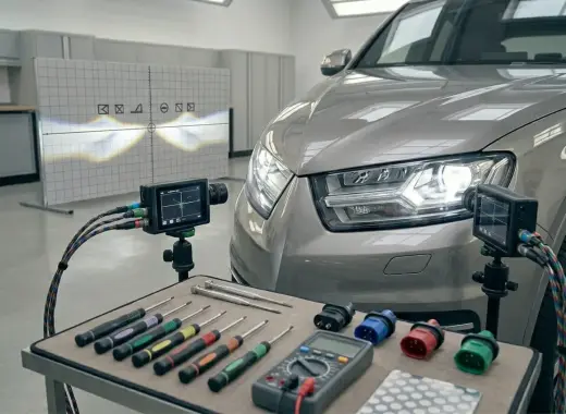 Car Headlight Alignment in Dubai