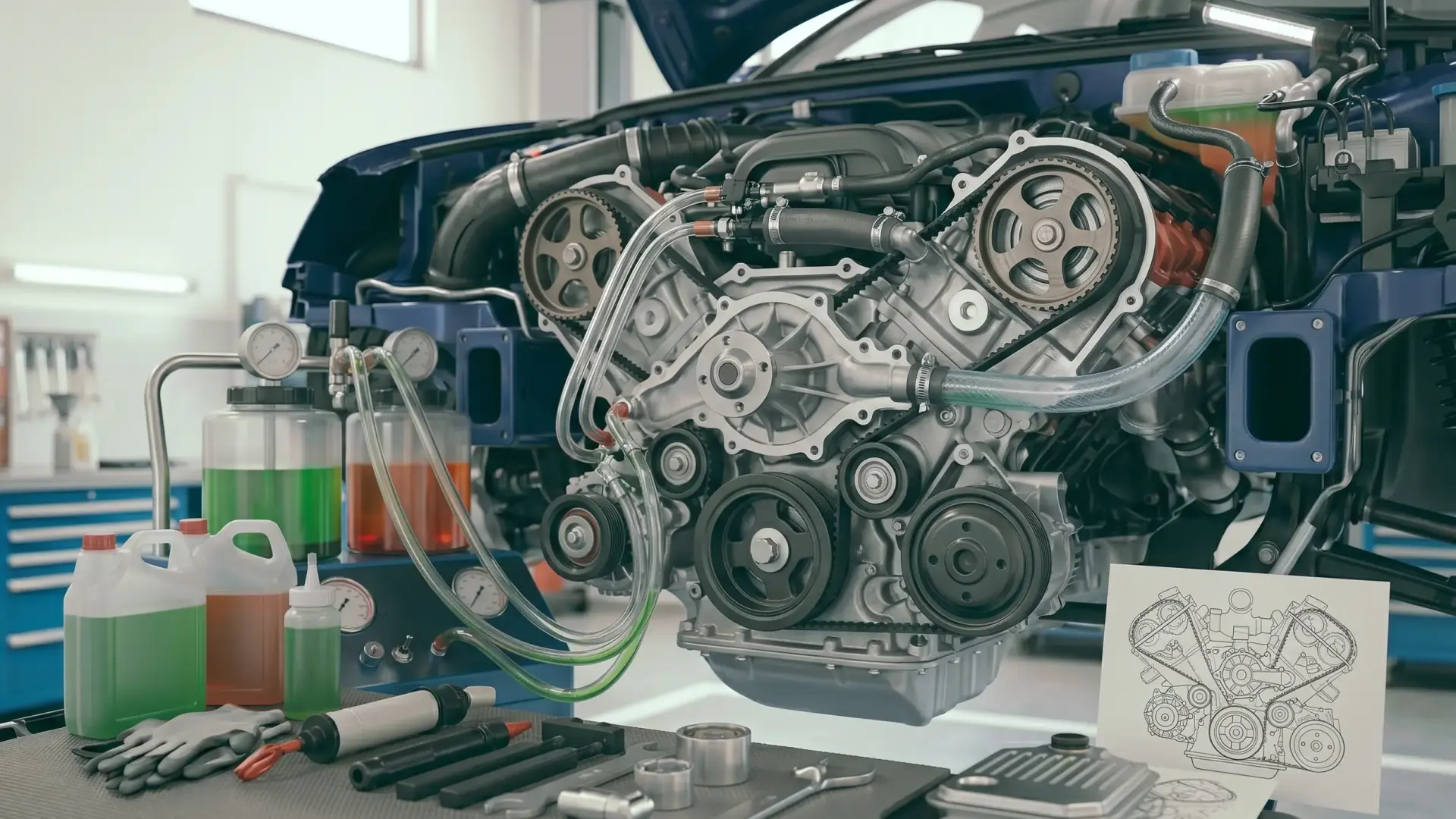 Car Water Pump Repair in Dubai