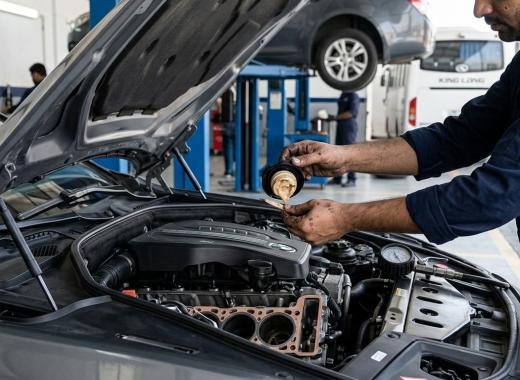 Car Engine Oil and Water Mix Repair  in Dubai