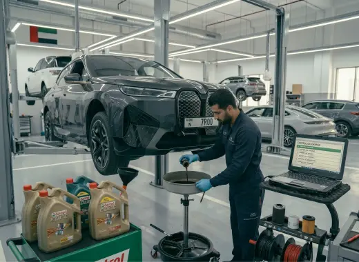 Castrol Oil Change in Dubai
