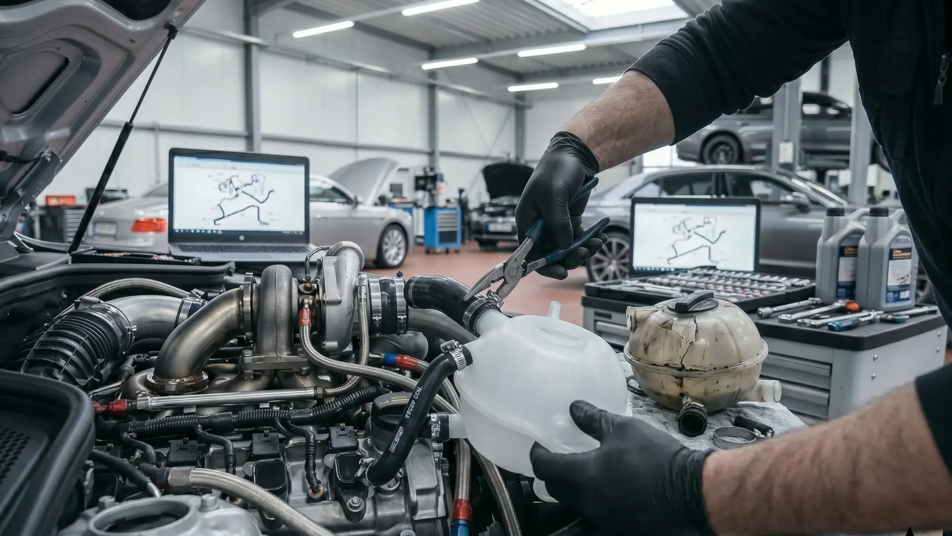 Coolant Tank Change