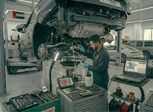 Differential Oil Change in Dubai