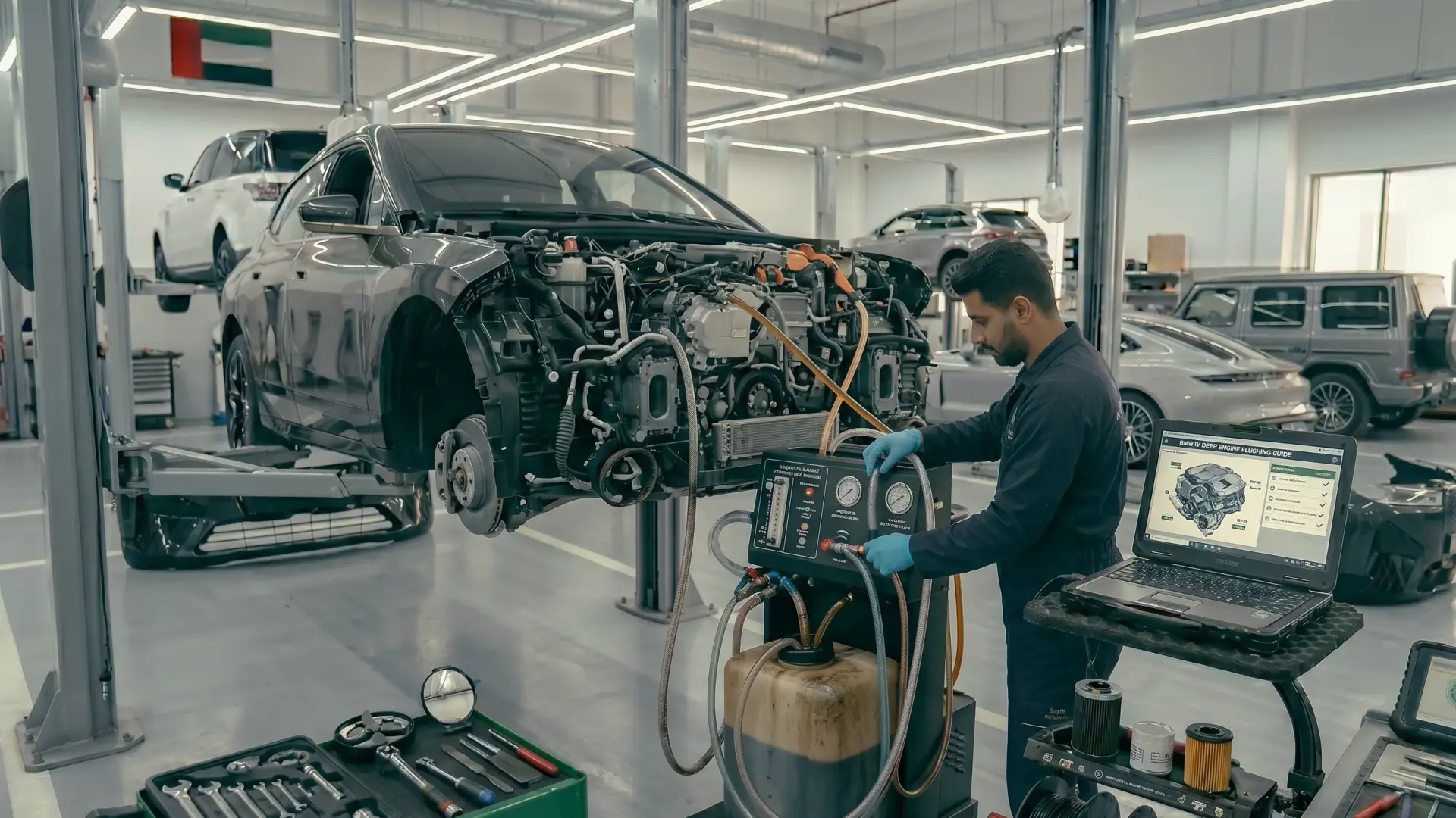 Engine Flushing in Dubai