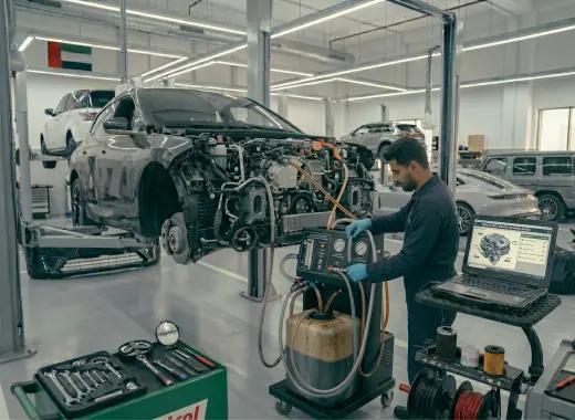 Engine Flushing in Dubai