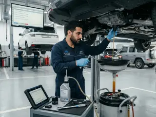 Car Single Speed Gearbox Fluid Change in Dubai