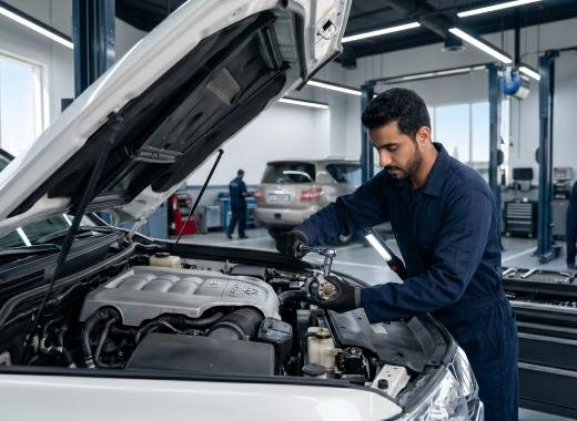 Synthetic Oil Change in Dubai